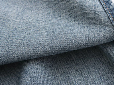 Camisa Denim Asimétrica Casual para Mujer - Image 36