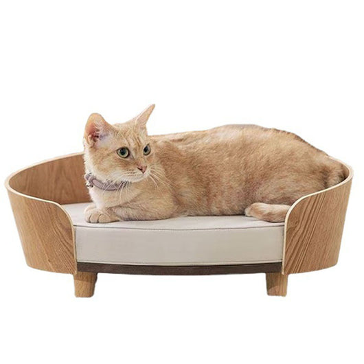 Cama Sofá para Gatos y Perros de Madera - Nido Acogedor Teddy - Image 14