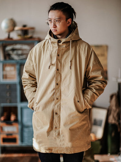 Parka Retro Americana con Capucha y Corte Sirena - Image 9