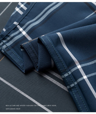 Camisa a Cuadros Manga Corta Moderna para Hombre y Mujer - Image 27