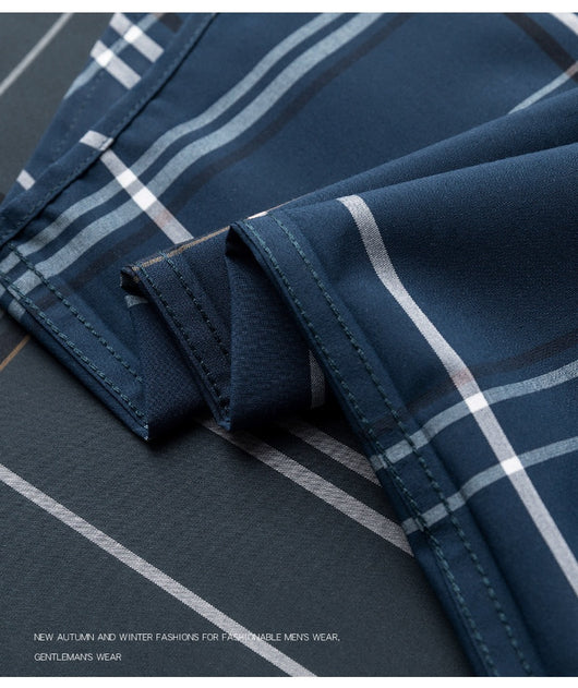 Camisa a Cuadros Manga Corta Moderna para Hombre y Mujer - Image 27