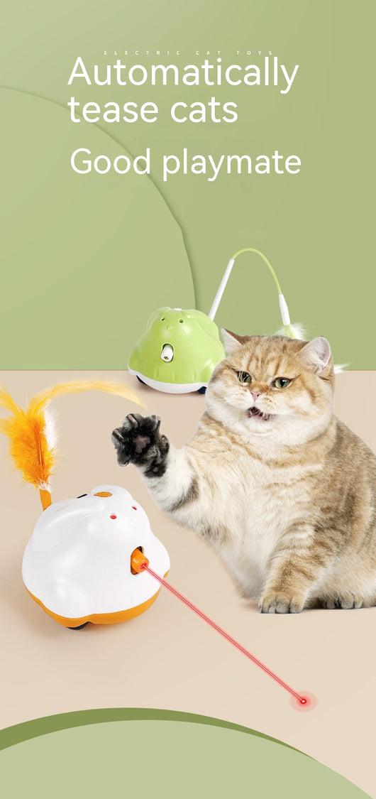 Juguete Interactivo Láser Automático para Gatos con Rotación - Image 27