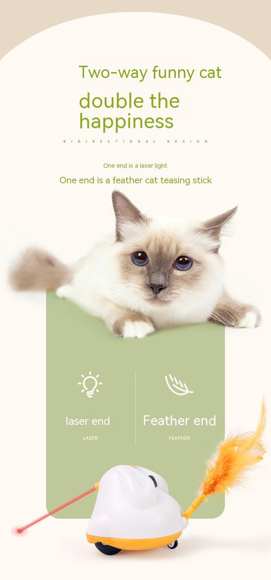 Juguete Interactivo Láser Automático para Gatos con Rotación - Image 31
