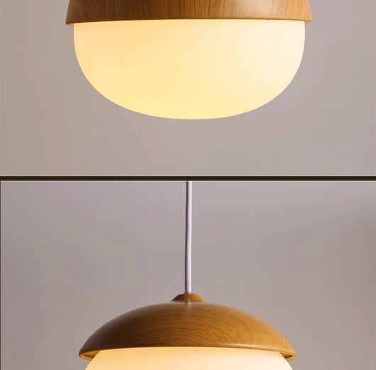 Lámpara de Techo Minimalista con Diseño en Madera Natural - Image 14