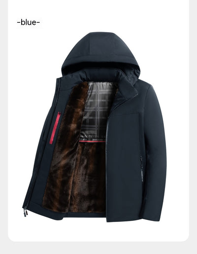 Abrigo Acolchado de Terciopelo para Hombre - Image 10