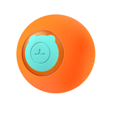Teal and orange decompression ball with a bear-shaped design, featuring automatic obstacle avoidance and intelligent interaction. - Image 10