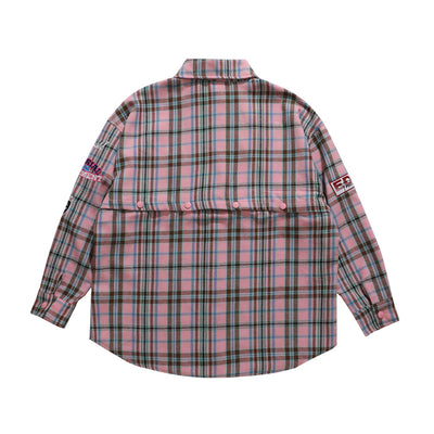 Camisa Abrigo Cuadros de Manga Larga - Image 31