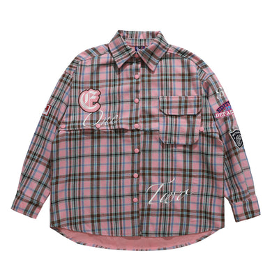 Camisa Abrigo Cuadros de Manga Larga - Image 40