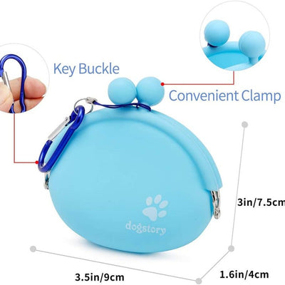 Bolsa de Silicona para Snacks de Mascotas - Colores Sólidos - Image 9