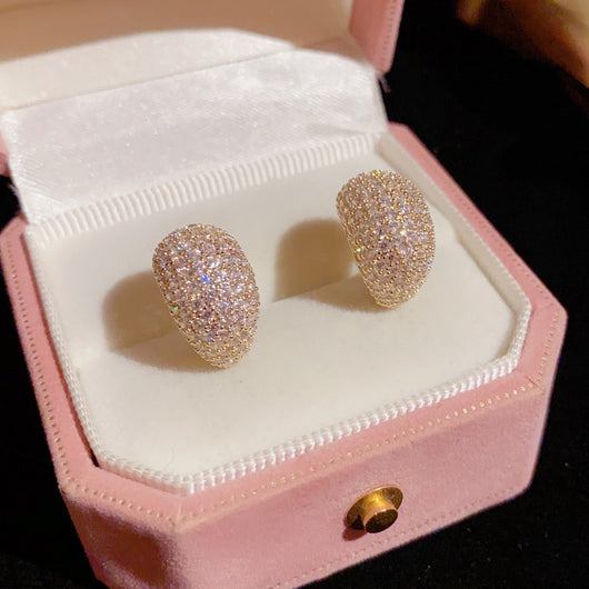Aretes de Plata Esterlina con Circonia Cúbica en Forma de Gota – Diseño Coreano Exquisito - Image 17
