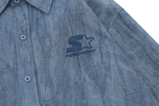 Camisa de Lino y Algodón con Bordado Artesanal para Hombre - Image 27