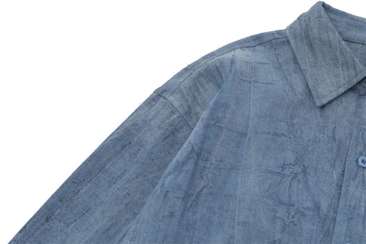 Camisa de Lino y Algodón con Bordado Artesanal para Hombre - Image 30