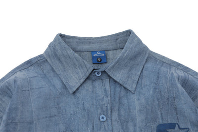 Camisa de Lino y Algodón con Bordado Artesanal para Hombre - Image 32