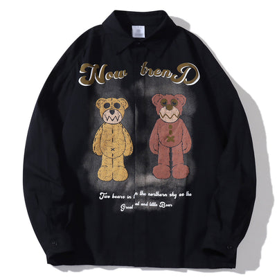 Playera Suelta Street Design con Estampado Puff Relieve - Image 27