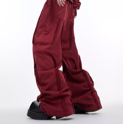 Chaqueta Deportiva Acolchada 3D Rojo con Hombros Deconstruidos - Image 14