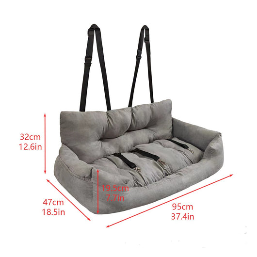 Colchoneta Protectora para Maletero de Auto con Asiento Doble para Mascotas Grandes - Image 13