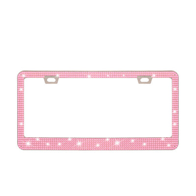 Marco Cromado para Placa de Licencia con Cristales Brillantes - Diseño Acrílico Premium - Image 16