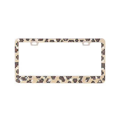 Marco Cromado para Placa de Licencia con Cristales Brillantes - Diseño Acrílico Premium - Image 21