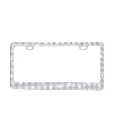 Marco Cromado para Placa de Licencia con Cristales Brillantes - Diseño Acrílico Premium - Image 24