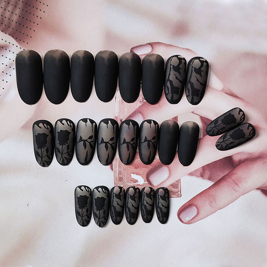 Calcomanías de Uñas Serie Dark Elegante - Image 9