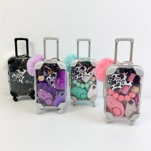 Maleta Miniatura con Estampado de Vaca - Llavero Decorativo - Image 10