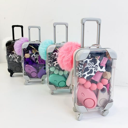 Maleta Miniatura con Estampado de Vaca - Llavero Decorativo - Image 11