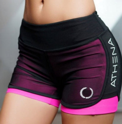 Shorts Deportivos Casuales para Mujer - Diseño Falso Doble - Image 8