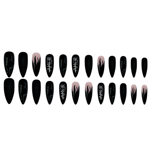 Puntas de Uñas de Gel Blanco Estilo Europeo y Americano - Image 7