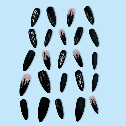 Puntas de Uñas de Gel Blanco Estilo Europeo y Americano - Image 8