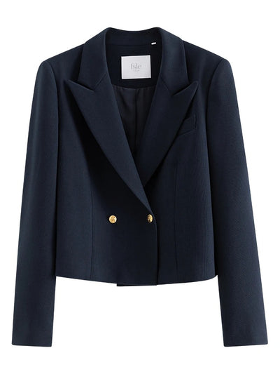 Blazer Corto Casual Estilo Universitario para Mujer - Image 12