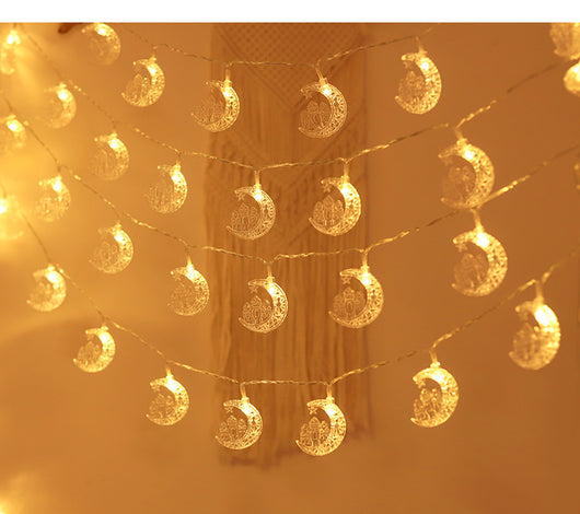 Cadena de Luces LED Castillo Lunar - Decoración Navideña Mágica - Image 17