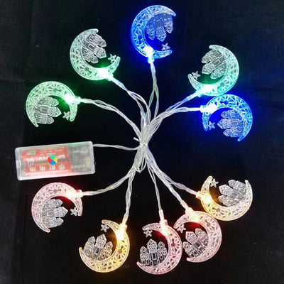 Cadena de Luces LED Castillo Lunar - Decoración Navideña Mágica - Image 21