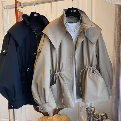 Abrigo Trench Entallado con Capucha y Diseño Ajustado - Image 18