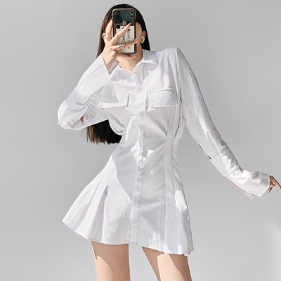 Vestido Camisero Midi con Diseño Primaveral para Mujer - Image 23