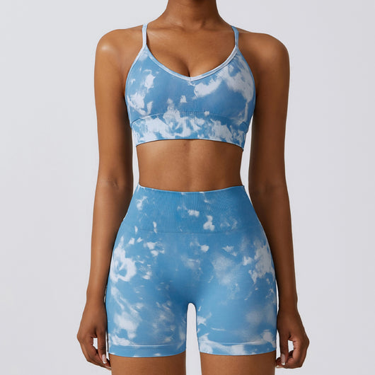Traje de Yoga Estampado Camuflaje sin Costuras - Image 30