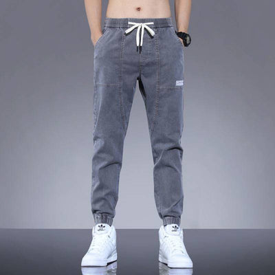 Pantalones Tobilleros Patchwork Estilo Coreano para Hombre - Image 8