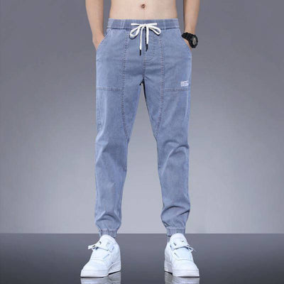 Pantalones Tobilleros Patchwork Estilo Coreano para Hombre - Image 10