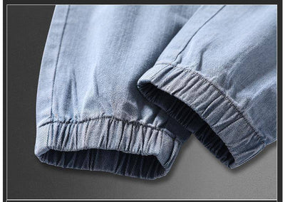Pantalones Tobilleros Patchwork Estilo Coreano para Hombre - Image 16