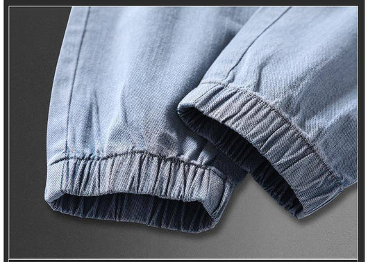 Pantalones Tobilleros Patchwork Estilo Coreano para Hombre - Image 16