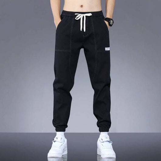 Pantalones Tobilleros Patchwork Estilo Coreano para Hombre - Image 18