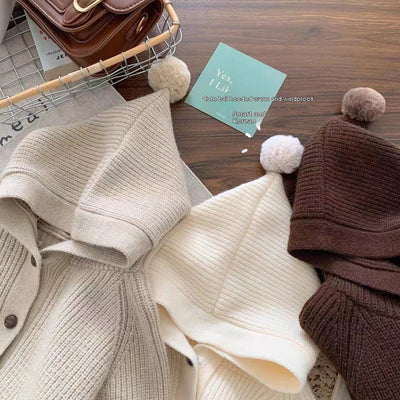 Cardigan Hoodie Infantil Otoño Invierno - Suéter Abrigado para Niños y Niñas - Image 26