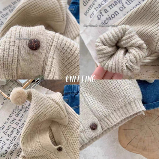 Cardigan Hoodie Infantil Otoño Invierno - Suéter Abrigado para Niños y Niñas - Image 27