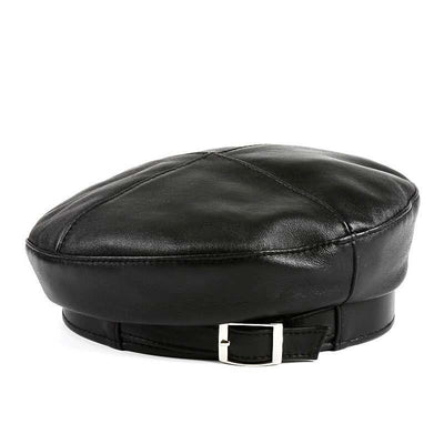 Boina de Cuero Genuino de Oveja para Mujer - Estilo Fashion - Image 16