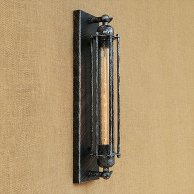 Lámpara de Pared Estilo Industrial Retro con Tubo de Cristal - Image 9