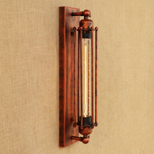 Lámpara de Pared Estilo Industrial Retro con Tubo de Cristal - Image 14