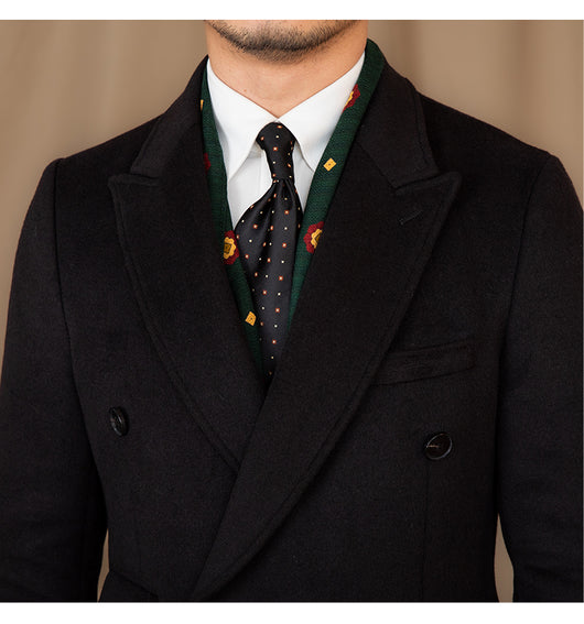 Chaqueta Térmica Abrigo Grueso de Lana con Cuello Doble - Image 15