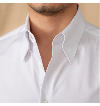 Camisa Blanca Slim Fit de Manga Larga para Hombre - Elegancia Empresarial - Image 15
