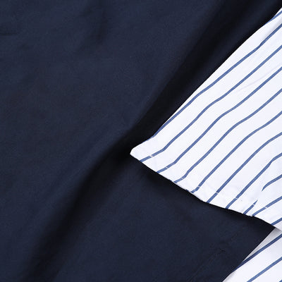 Vestido Camisero Rayas Azul Marino - Diseño Versátil y Cómodo - Image 14