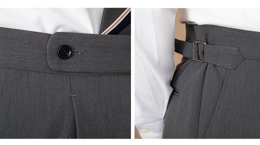 Pantalón de Vestir Hombre Cintura Alta Liso Corte Recto - Image 14