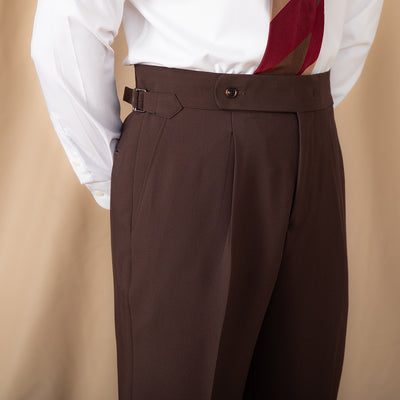 Pantalón de Vestir Hombre Cintura Alta Liso Corte Recto - Image 15